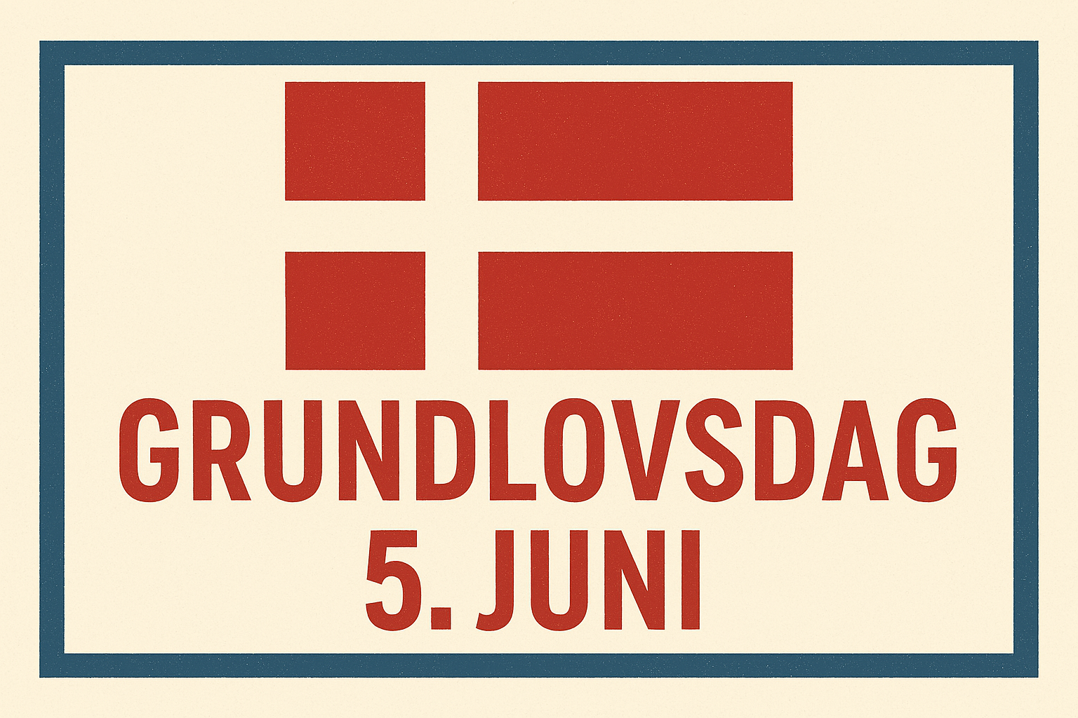 Administration og drift lukket d. 05. juni på grund af Grundlovsdag /The administration and the inspector's office will be closed on Friday  5 June due to Constitution Day. article cover